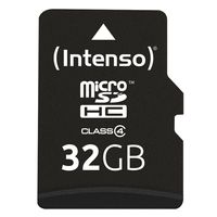 Intenso 32 GB microSDHC Karte Class 4 inkl. SD-Adapter