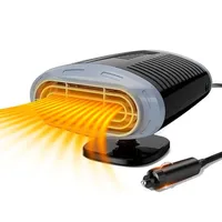 Autoheizung, Tragbar KFZ Heizlüfter, 12V 150W, Auto Heizung Akku Standheizung Ventilator mit Zigarettenanzünder Defogger Scheibenheizung
