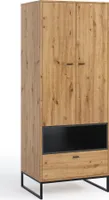Garderobenschrank in Artisan Eiche Nb. OSTUNI-132, B/H/T ca. 80/202/60 cm