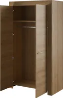 Zweitüriger Kleiderschrank 197X110X54 Cm Riviera Eiche - Geräumig Und Stilvoll