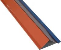 Weckman Traufenblech 100 cm 80 x 30 mm ziegelrot