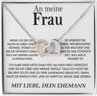 An meine Tochter - Verbundene-Herzen-Halskette - Geschenk Box - LEONA_HEARTS