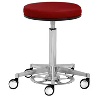 Funktionsdrehhocker myPROFI Rot