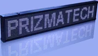 LED Laufschrift / LED Display Werbeanzeige WI-FI App Funktion Lauftext in weiß 1m - LED's Innen