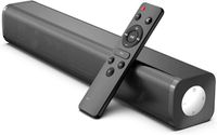 BOMAKER Mini Soundbar 10W RMS PC Lautsprecher Bluetooth mit Optische,AUX Anschlüsse für TV,Computer, Laptop, Handy