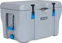 Lifetime plastový chladiaci box Premium 73 L pasívny chladiaci box sivý 47x76x47 cm