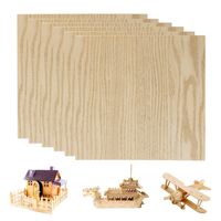ATOMSTACK 6 Stück Sperrholz aus Roteiche für die Holzbearbeitung |300 x300 x3(+/- 0,2)mm|Sperrholz aus Roteiche| Ideal zum Gravieren und Schneiden auf CNC- und Lasergraviermaschinen