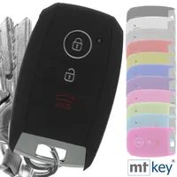 kwmobile Autoschlüssel Hülle kompatibel mit Opel 3-Tasten Smartkey  Autoschlüssel Keyless Go Hülle - Schlüsselhülle Don't Touch My Key Weiß  Schwarz: : Auto & Motorrad