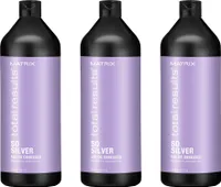 Total Results Color Obsessed So Silver Shampoo 3x1000 ml