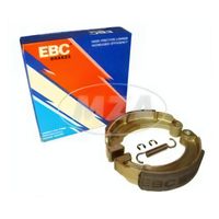 SET EBC-Bremsbacken ø124 mm mit Bremsbackenfeder + Sicherungsscheiben