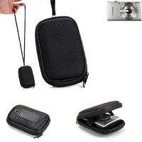 K-S-Trade Hardcase Kamera-Tasche Foto-Tasche kompatibel mit Canon IXUS 185 für Kompaktkamera Gürteltasche Case Schutz-Hülle