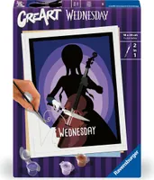 Wednesday CreArt Malen nach Zahlen Malset Wednesday 18 x 24 cm