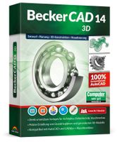BeckerCAD 14 3D - 3 User Lizenz - 3D Konstruieren - Zeichnen - PC DVDROM