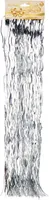Lametta silber, gedreht, Länge: 50 cm, 2 mm breit