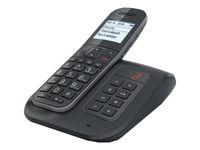 Telekom Sinus A206 Comfort Strahlungsarmes Schnurlostelefon mit Anrufbeantworter, Rufnummernanzeige, 19h Sprechzeit, 10 Tage Standby, Freisprechfunktion, DECT