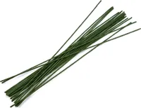 20 Blumenstiel-Drähte  2,5x400mm grün Blumenstieldraht Blumendraht Floristikdraht