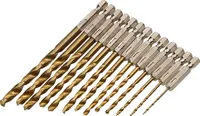 KOTARBAU® HSS Bohrer Satz 1,5-6,5 mm 13tlg. mit Sechskantschaft 1/4 Spiralbohrer für Metall Holz Kunststoffe für Bohrmaschinen Akkuschrauber
