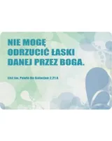 Magnetka na chladničku - Milosť nemôžem odmietnuť