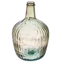Vase in Flaschenform, recyceltes Glas, 29 cm