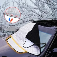 58 * 47 Zoll Auto Windschutzscheibe Abdeckung Frostschutzfolien mit  magnetischen Auto Windschutzscheibenabdeckung Universalschutz für Auto Anti  Frost