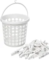 plast team kosz na ubrania SPRINGFIELD okrągły biały