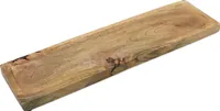 Mango Holztablett natur - 46 x 13 cm - Advents Kerzen Tablett - Weihnachts Deko Obst Schale Teller