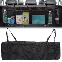CarComfort große Kofferraum Auto KFZ Tasche L grau mit  Klettverschluss+Druckknöpfen 50x21x16 cm, Werkzeugtasche, Auto Organizer