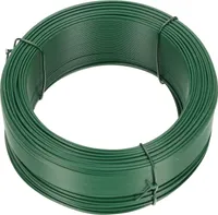 KOTARBAU® Gartendrah 1,20 x 100m PVC-Beschichtung Grün Pflanzendraht Basteldraht Bindedraht Spanndraht Zaundraht zum Binden von Pflanzen Verzinkt