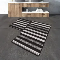 Bosdela Ovales 2-Teiliges Badezimmerteppich-Set, WC-Vorleger-SetBarcode