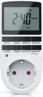 BEARWARE Zeitschaltuhr digital mit LCD-Display, 3680W, 10 konfigurierbare Programme, für Growbox, Grow Lampe, Growzelt