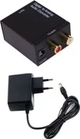 Digitální audio převodník HOPE R, koaxiální nebo optický SPDIF Toslink na analogový zvuk 2 RCA, napájení 5 V