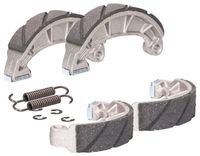 2x Bremsbacken Sport Bremsen geschlitzt Simson S51 S50 KR51 Schwalbe Satz Paar