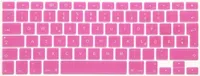 System-S Silikon Tastaturschutz Tastaturabdeckung QWERTZ Deutsche Tastatur Abdeckung Schutz für MacBook Pro 13" 15" 17" iMac MacBook Air 13" in Pink