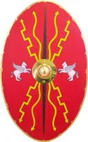 Zenturio Scutum mit Leinenüberzug - Römerschild