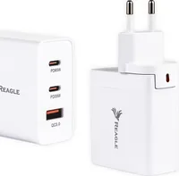 RYCHLÉ NABÍJENÍ GaN 65W 2x USB-C QC 3.0 NAPÁJECÍ ZDROJ PRO MACBOOK LAPTOP IPHONE