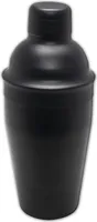 COCKTAIL SHAKER 3-dielny čierny koktailový mixér z nehrdzavejúcej ocele 500 ml Koktailový šejker Miešací hrnček Mixér 45