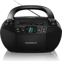 Universum BB 200 - tragbarer CD-Player mit Radio, Kassette & Lautsprecher – Boombox mit AUX & 3,5mm Kopfhöreranschluss