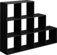 Vicco Treppenregal , 142.2 x 107.8 cm, Schwarz