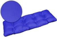 Sitzkissen Bankkissen Bankauflage für Gartenbank - 180x50 cm - Outdoor und Indoor - blau
