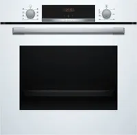 Ecoclean Einbaubackofen -BOSCH SER4 - HBA553BV3F - Weiß - 71 L - Energieklasse A+ - 59,5 x 59,4 x 54,8 cm