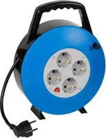ViVanco™CR 100B Verlängerungskabel 4 AC-Ausgänge Schwarz