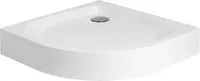 Duschtasse, universell, Allan 80, Viertelkreis, Eckmontage, Radius 55