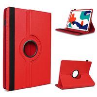 Tablet Hülle für Xiaomi Redmi Pad Tasche Schutzhülle Case Schutz Cover 360° Drehbar, Farbe:Rot