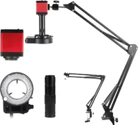 Digitální mikroskop, 48MP HD kamera, nastavitelné LED světlo, sada XVH2003-150X