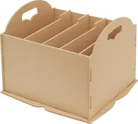 Organizer-Box "Storage", 9-tlg. MDF-Holz, ca. 28x26x20,5cm