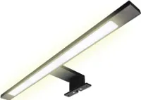 LED Badleuchte schwarz 450mm Spiegellampe Aufbauleuchte warmweiß