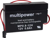 Powery Bleiakku (multipower) MP0.8-12H für Solar Rolladen Heim & Haus