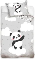Detská posteľná bielizeň Carbotex medvedík panda 100x135 cm