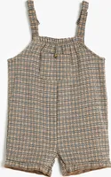Koton Jumpsuit Braun Karomuster