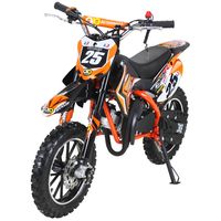 Actionbikes Motor Kinder Crossbike Gepard 49 cc - 2 takt Motor - Mini Enduro - Pocketbike - Motorcrossbike (Orange)